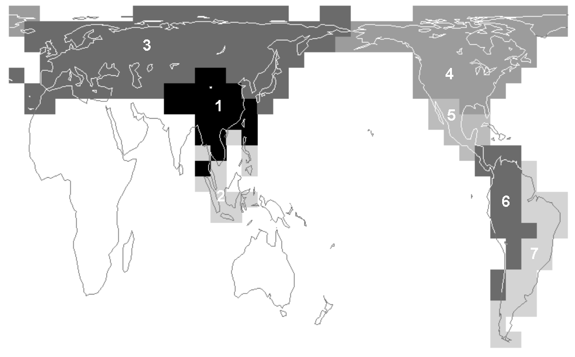 BIOGEOGRAPHIC REGIONS from all BUMBLEBEES
(updated from 1996) and how they fit into bumblebee evolution 
doi.org/10.5852/ejt.20…