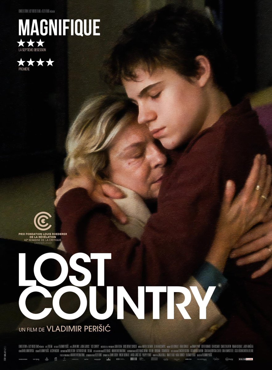 LOST COUNTRY de Vladimir Perišić, avec Jovan Ginic et Jasna Đuričić, révèle son affiche pour sa sortie française, le 11 octobre ! 

Une coproduction Red Lion, avec le soutien du <a href="/filmfundlux/">Film Fund Luxembourg</a> 

<a href="/semainecannes/">Semaine de la Critique</a> - Prix de la révélation 
@28th_sff - Prix d’interprétation