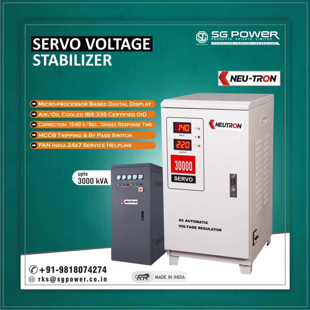 sgpowerproduct's tweet image. With SG Power servo voltage stabilizers, you can prevent voltage swings and keep your power stable. 
#SGPower #sgearthing #PowerStability #servostabilizer #Voltage #manufacturing #electricity