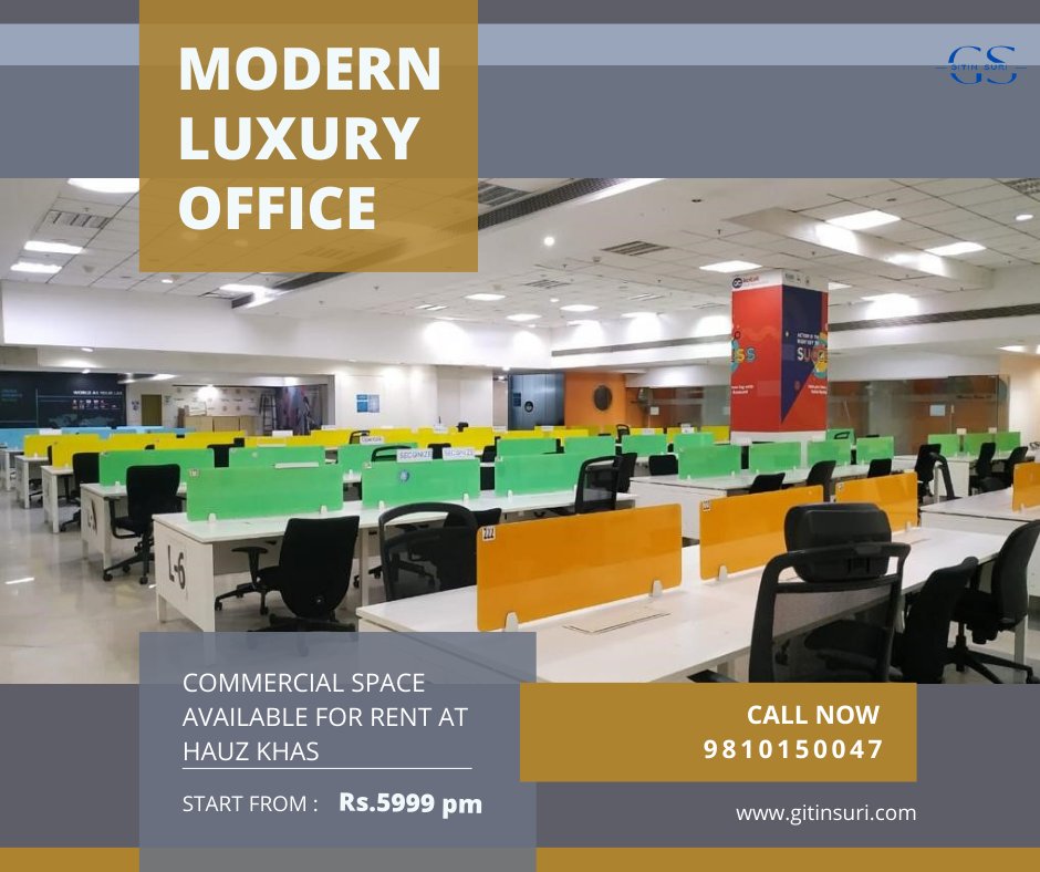 EstateRpg's tweet photo. Looking a fully-furnished rental office space, the best choice is available in Hauz Khas at a reasonable price. Call us now at +91 9810150047 now!

#realestate #gitinsuri #commercialrealestate #commercialproperty #commercialofficespace #OfficeSpaceforLease https://t.co/0v7JSCm34Q