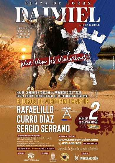 CurroDiazOf's tweet photo. Camino de Daimiel. Esta tarde, @victorinotoros https://t.co/VzW2QHeQ1Y