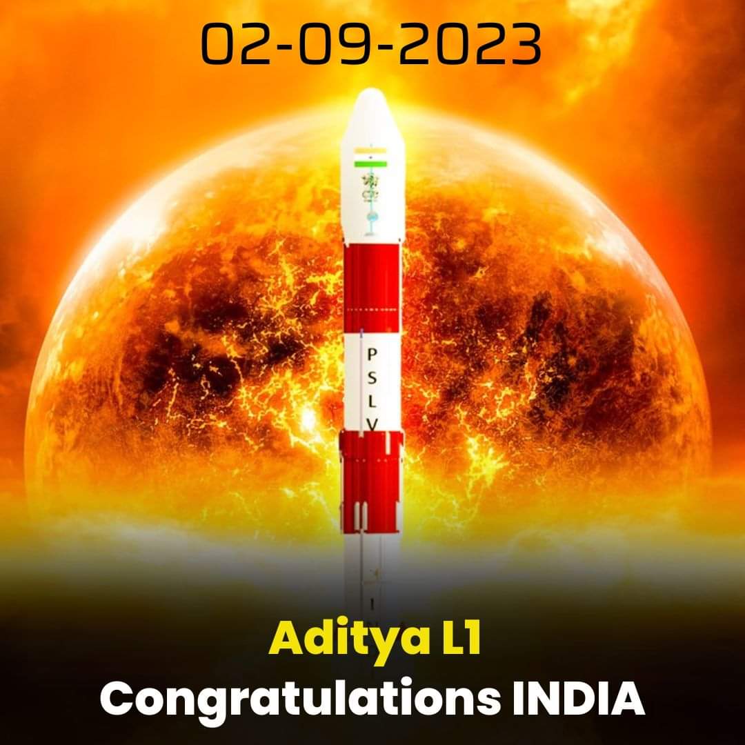 Congratulations INDIA...

ISRO ने की Aditya L1 मिशन की सफल लॉन्चिंग 

#ISRO #AdityaL1Launch #Shriharikota #Space #HistoryInMaking #HamaraAppNamoApp