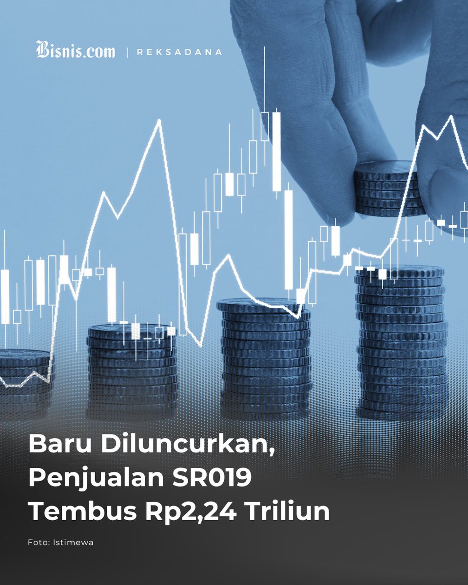 Baru Diluncurkan, Penjualan SR019 Tembus Rp2,24 Triliun!  

Direktorat Jenderal Pengelolaan, Pembiayaan, dan Risiko (DJPPR) Kemenkeu menetapkan kuota penawaran awal sukuk ritel seri SR019 sebesar Rp20 triliun.