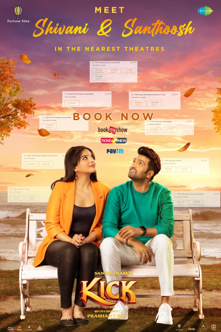 cinemapatti's tweet photo. Looking for non-stop fun and laughter? #Kick 🤞 has got you covered! Don't miss this hilarious ride – book your tickets now and get ready to have a blast 💥

#KickFromToday @iamsanthanam @iamprashantraj @TanyaHope_offl @ArjunJanyaMusic @Fortune_films https://t.co/p1WxXrXuv0