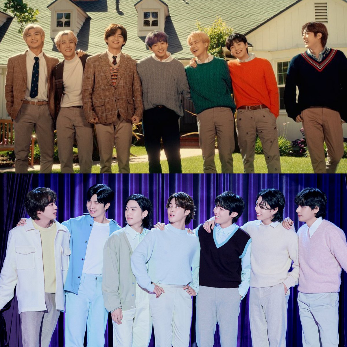 Seokjin looking at the members🥹
the members looking at Seokjin🥺

And the fact that they took these photos knowing that they're about to start Chapter two, I--😭 Oh, my family~💜