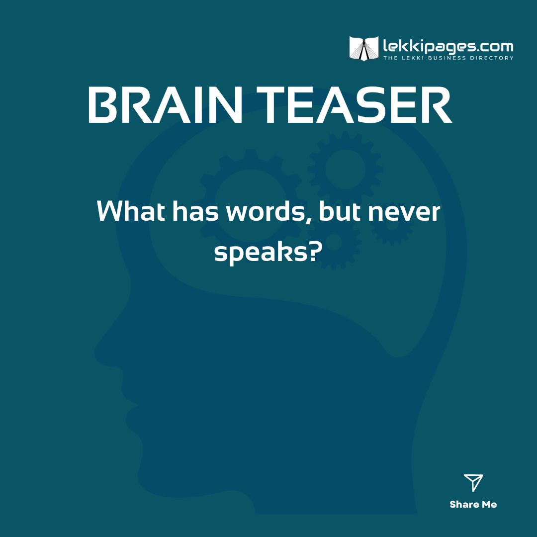 lekkipages's tweet photo. t's time to put your brain to the test. Write the answer in the comment section below. Can't figure it out? get the answer at https://t.co/7FOMJbdJUH https://t.co/04jn9fQJjM