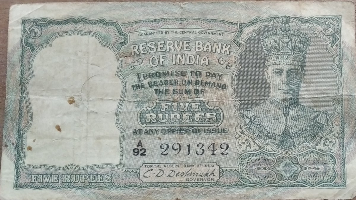 rupeeanalysis's tweet photo. Rupees 5 CD DESHMUKH Original of 1943
available for sale. DM if interested
#banknote #numismatic #papermoney #currency #banknotescollection #banknotesoftheworld
#money #collection #numismatist #notaphily #HiBid #HiBidAuctions #Coins #Currency #Collector #LiveAuctions #Bid #rupee https://t.co/LYynaEqp74