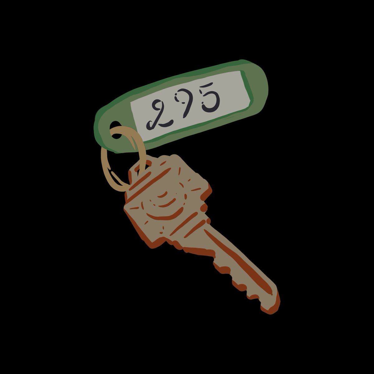 artefactdesign8's tweet photo. Item #1 - "Sushi Supreme" plastic bag
Item #2 - "The House of the Dying Sun" ticket receipt
Item #3 - Keys to apartment 295

#illustration https://t.co/q1sWxUOHfF