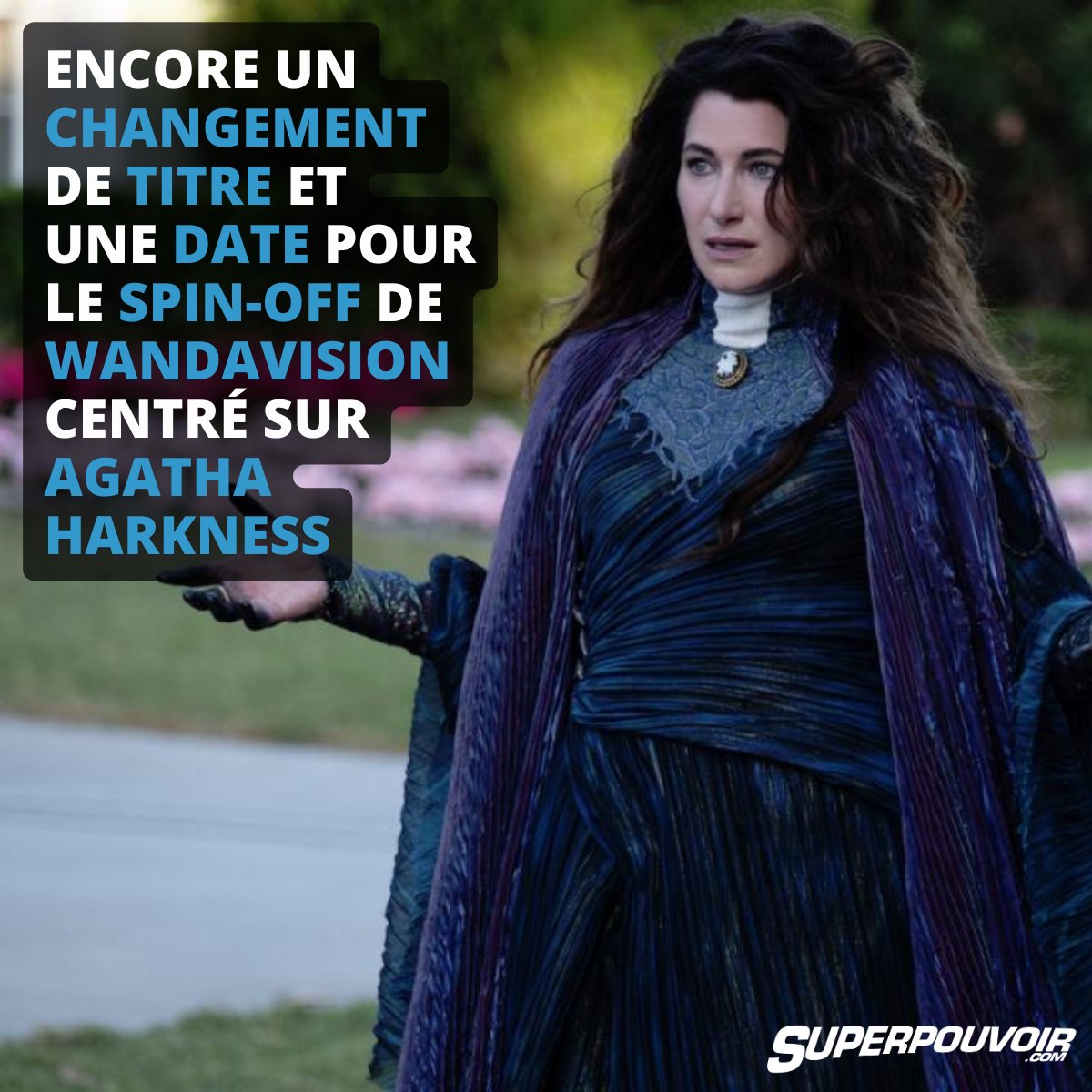 Ça bouge pour la série sur Agatha Harkness qui change encore de titre et se voit déplacée sur le calendrier.
Plus d'infos ⤵️
superpouvoir.com/agatha-coven-o…
#Marvel #MCU #AgathaCovenOfChaos #Wandavision #MarvelStudios #AgathaDarkholdDiaries