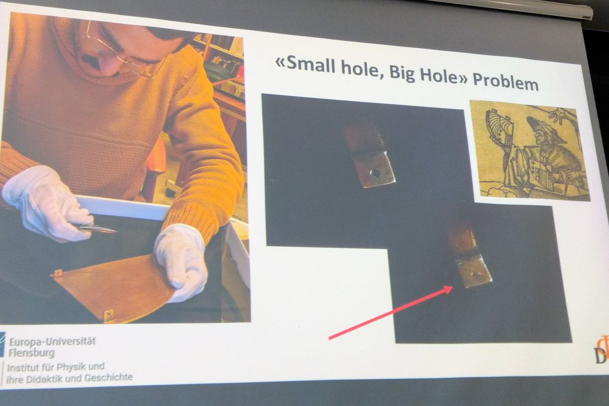 Center for History of Physics (@aip_history) on Twitter photo Session 6 "Instruments and Methods" begins this morning with <a href="/AlMuwaqqit/">Enes (Hasan) Tepe</a> who analyzes the practices and materiality of portable quadrants including replicating the practices and construction himself. #AIPECC23 Session 6 "Instruments and Methods" begins this morning with <a href="/AlMuwaqqit/">Enes (Hasan) Tepe</a> who analyzes the practices and materiality of portable quadrants including replicating the practices and construction himself. #AIPECC23
