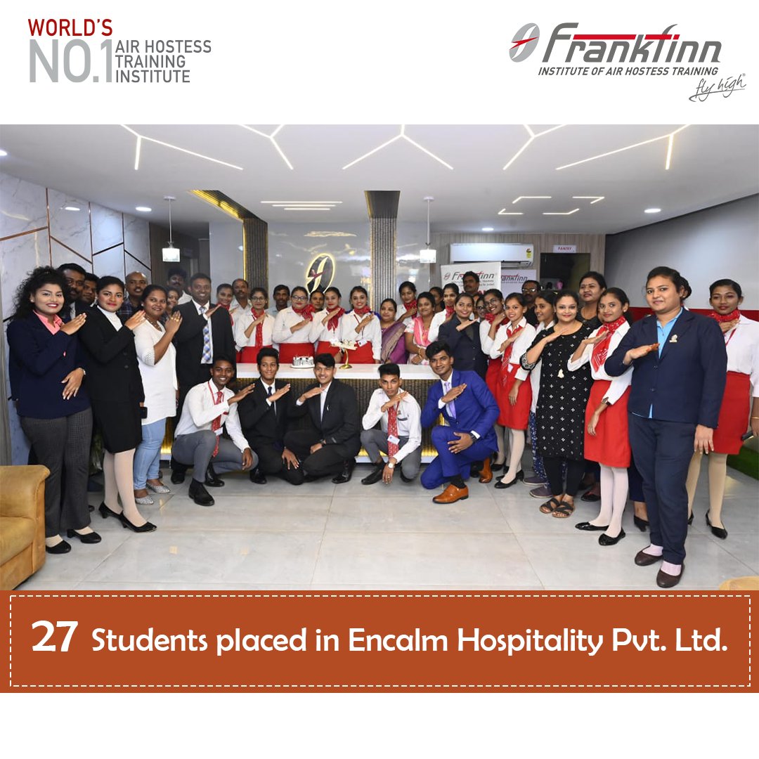 _FlyHigh's tweet photo. You can go a long way with courage and self-belief, just like our students from Visakhapatnam Centre.
Keep Learning, Keep Upskilling!
#Placement
#Frankfinn #FlyHigh #FlyHighWithFrankfinn #India #HappyStudent #FrankfinnStudent #Visakhapatnam #EncalmHospitality https://t.co/GIOAN4sbnq