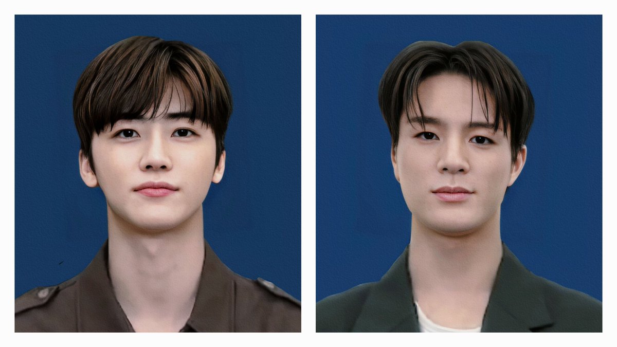 jungshasa's tweet photo. • pass foto 3 x 4 jeno jaemin background biru 

a thread https://t.co/X1PX9EZ9qu