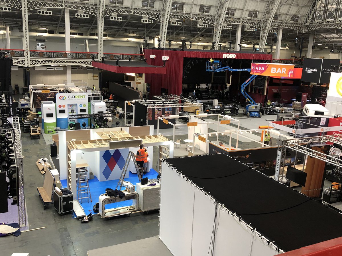 The trains might be on strike but our work goes on, second day of build at London Olympia at #plasa with a handover this afternoon. Great first day yesterday - and good to be back onsite! 

#eventprofs #events #liveevents