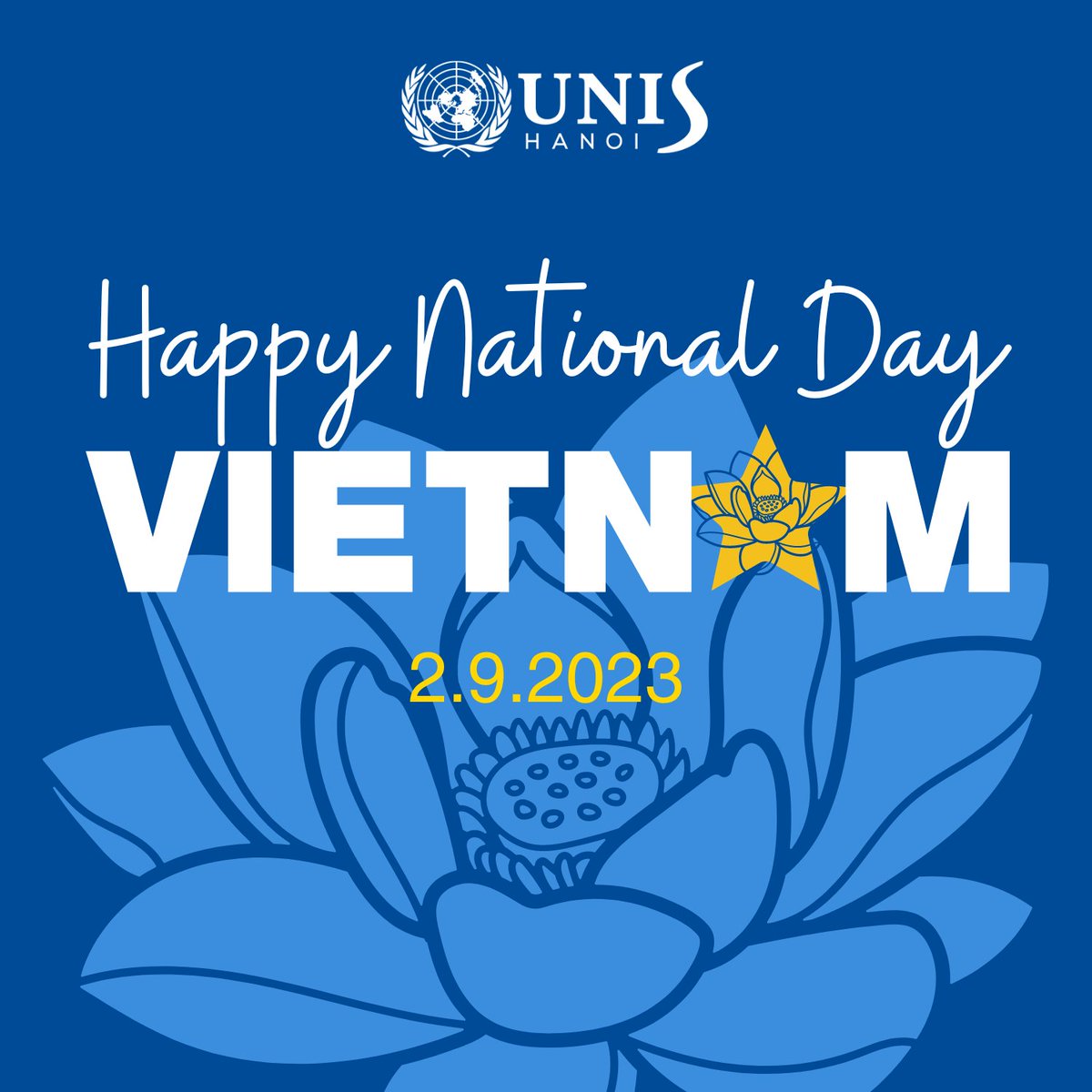 On Vietnam's National Day, #UNISHanoi would like to extend our warmest congratulations to the people of Vietnam and wish everyone a happy holiday.
#Vietnam #VietnamNationalDay #UNiquelyUNIS #LearningtoInspire