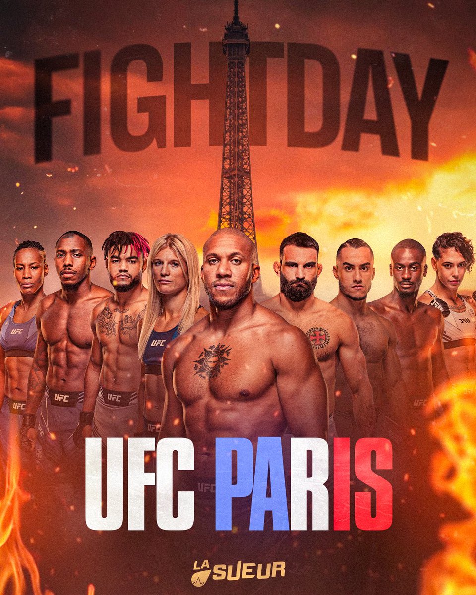 LaSueur_off's tweet photo. #UFCPARIS FIGHT DAY 🤩🇫🇷 https://t.co/9GxNrNTdtR