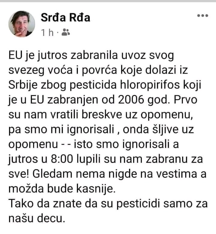 Jel ovo provereno?
