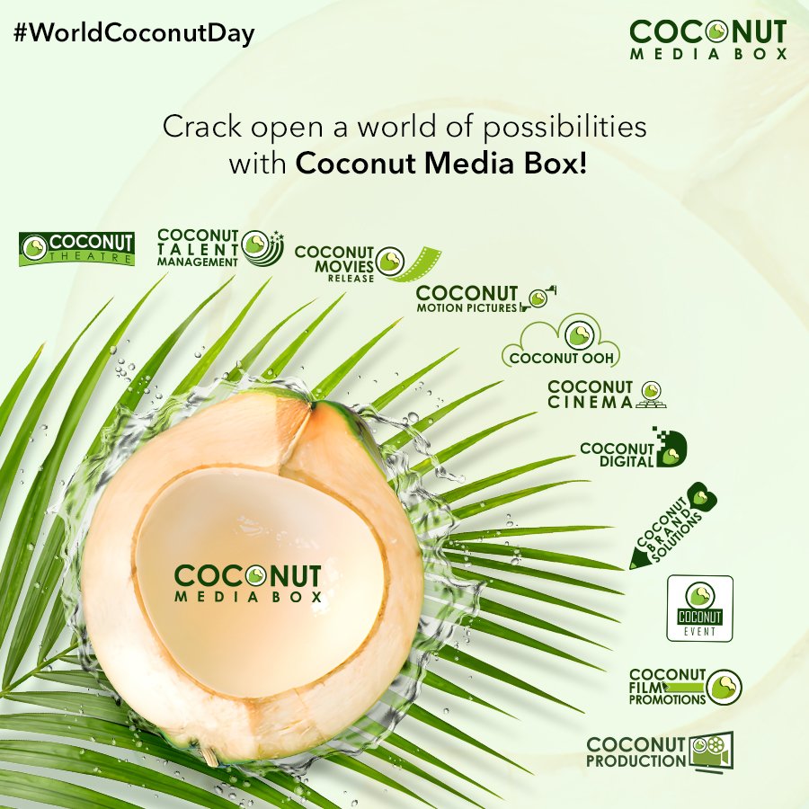 This #WorldCoconutDay why look beyond us! #CoconutMediaBox is your simple one stop solution where quality meets convenience for one and all.

#CoconutTalentManagement #WorldCoconutDay2023 #HappyWorldCoconutDay #HappyCoconutDay #CoconutDay #CoconutDay2023 #Coconut #CoconutWater