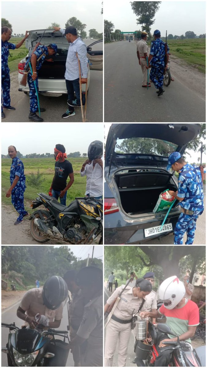 GAYAPOLICEBIHAR's tweet photo. वरीय पुलिस अधीक्षक, गया के निर्देशन में सभी थाना/ओ0पी0 द्वारा वाहन चेकिंग करते हुए।
गया पुलिस आपकी सेवा में सदैव तत्पर।
@bihar_police
@IPRD_Bihar
@thegreatkbc
#gayapolice
#gaya_police_at_your_service
#HainTaiyaarHum
#gaya
#fallowtrafficrule https://t.co/C83ba3tFvk