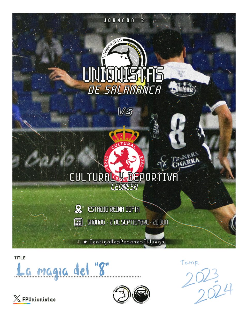 FPUnionistas's tweet photo. ✍️ La magia del "8"

@UnionistasCF Vs @CyDLeonesa

🎱🪄🧙‍♂️🔮⚽👉🥅🏳️🏴🎉😉

#ContigoNosPasamosElJuego🎮 https://t.co/JflpQg71tN
