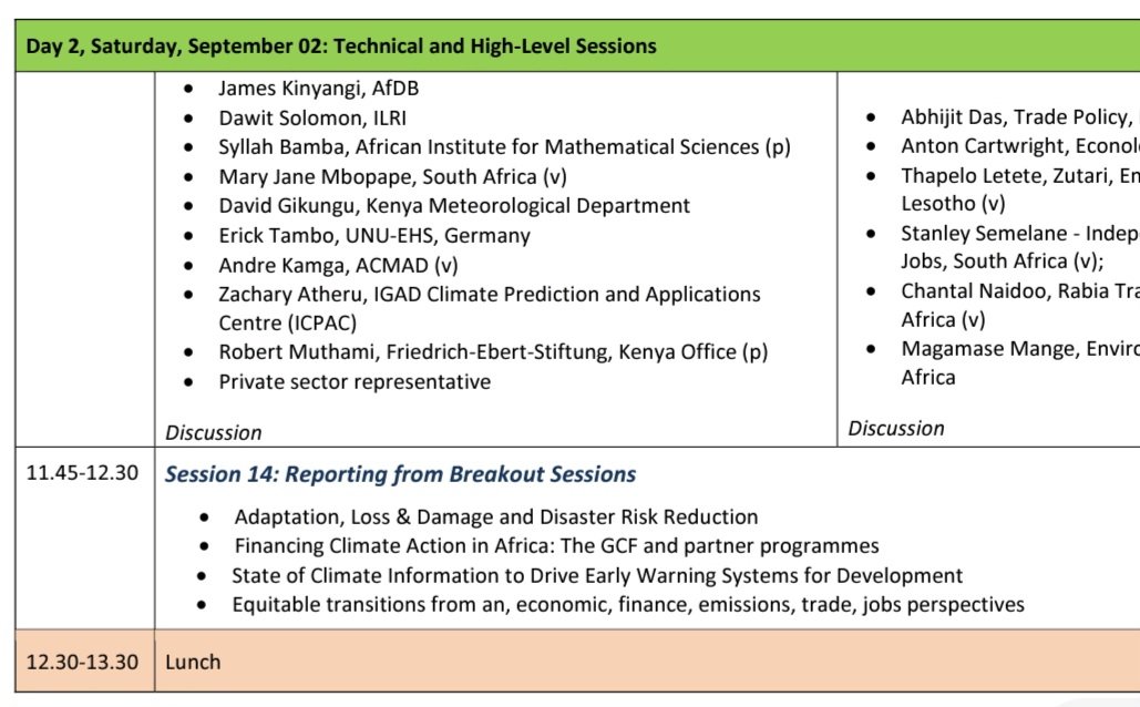 #HappeningNow #CCDA2023
Session on State of #ClimateInformation to drive #EarlyWarningSystems for Development starts now. Glad to be a panelist and to share innovative methodologies and more robust/relevant #climateindices
#Donotmiss