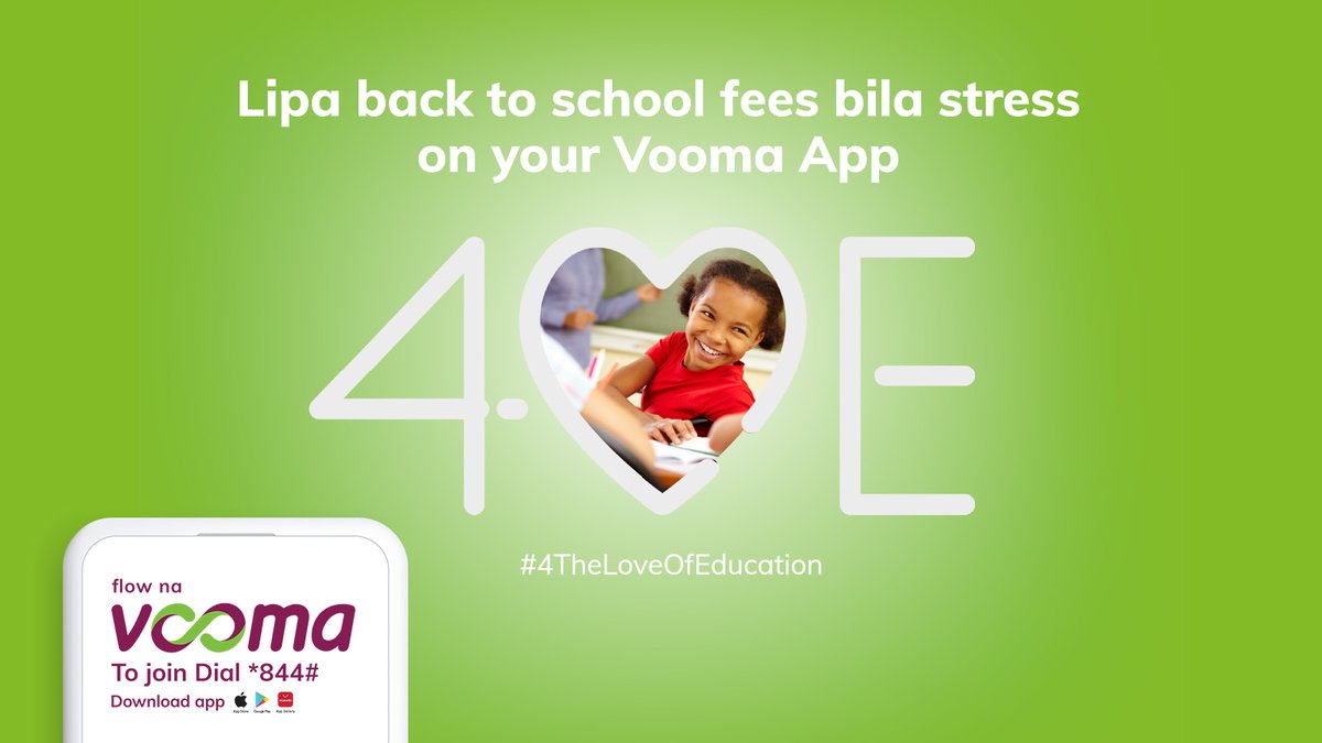 Mtoi anarudi chuo? Sort school fees easily from your phone using Vooma App.

#VileSiHuVooma #4TheLoveOfEducation