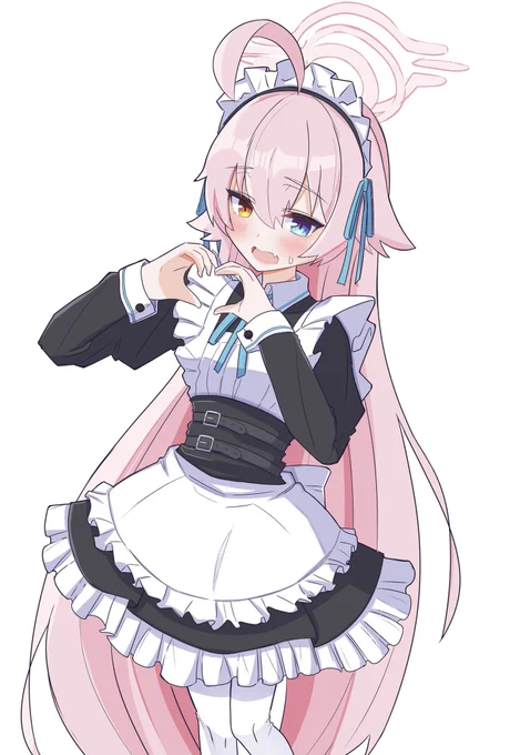 メイドなホシノ 仕上げた、、、アクスタにするかな、、#ブルアカ 