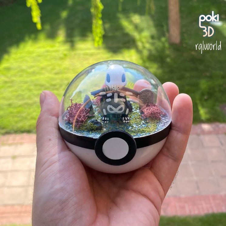 poki3D's tweet photo. 🎃Pokéball Halloween: Charmander modelo 1👻

Segundo modelo de Halloween, esta vez con un Charmander esqueleto con un fuego fatuo en la cola

⚪️ 8 cm de diámetro, impresa en resina y pintada a mano @rqlworld 

📩 Si te gusta, pide la tuya por MD! https://t.co/Ss1srR1tgn