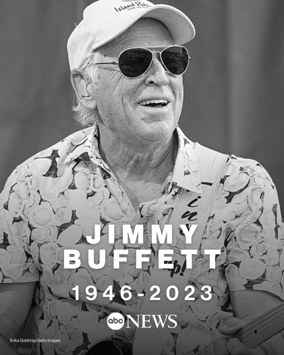 BREAKING: Legendary singer Jimmy Buffett, known for his hit 'Margaritaville,' has died. He was 76. trib.al/wUW1jx6