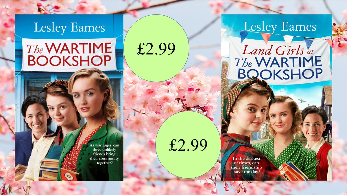 LesleyEames's tweet image. OFFERS!

'Bursting with personality.' Sarah, NetGalley

World War II is raging. On the home front a community is struggling...

amzn.to/3OMBYoJ Wartime Bookshop
amzn.to/44r2pJ4 Land Girls

#sagasaturday #book #HistoricalFiction