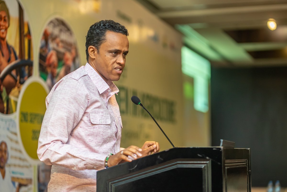SnH_Tz's tweet photo. “Let us continue to identify women involved in the agricultural sector. The government is committed to provide support in all the ways possible”

@HusseinBashe 
Minister of Agriculture https://t.co/P5MVp9ZvtW