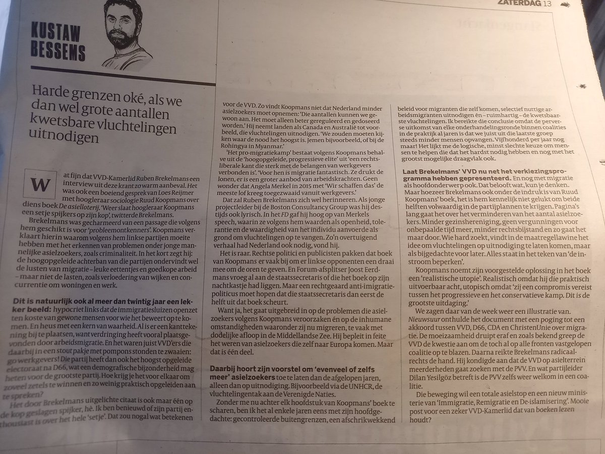 Laat deze boodschap in godsnaam doordringen: harde grenzen zijn een noodzakelijke voorwaarde om een einde te maken aan de sociaaldarwinistische mensensmokkelindustrie. En dan kunnen we met veilige vervoermiddelen geselecteerde kwetsbare vluchtelingen hierheen halen.