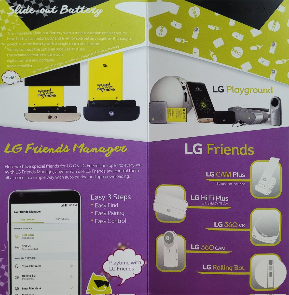 Aquis_GN's tweet photo. LG G5 & Friends, 2016.
Alongside the Moto Z it attempted to innovate with modular acessories attached at the bottom, but problems with reliability and finish left people wanting.
#LGMobile #LGG5 #SmartphonePamphlets https://t.co/6zK6SRf13T