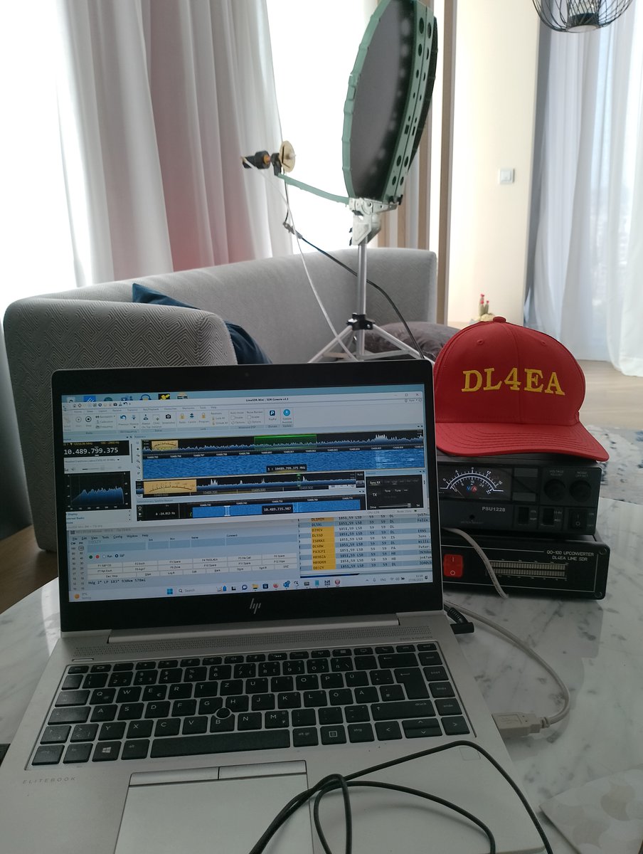 ZA/DL4EA sad news
LH/Swiss lost my luggage. The Diamond yagi was found and got it 👍. The QO-100 limesdr mini 20w interface, power supply,poty+LNB, foldable dish, headphones,coax, arrow antenna,IC-705 mic,HL723sdx amp, diplexer and more are MIA .. not loosing hope though!