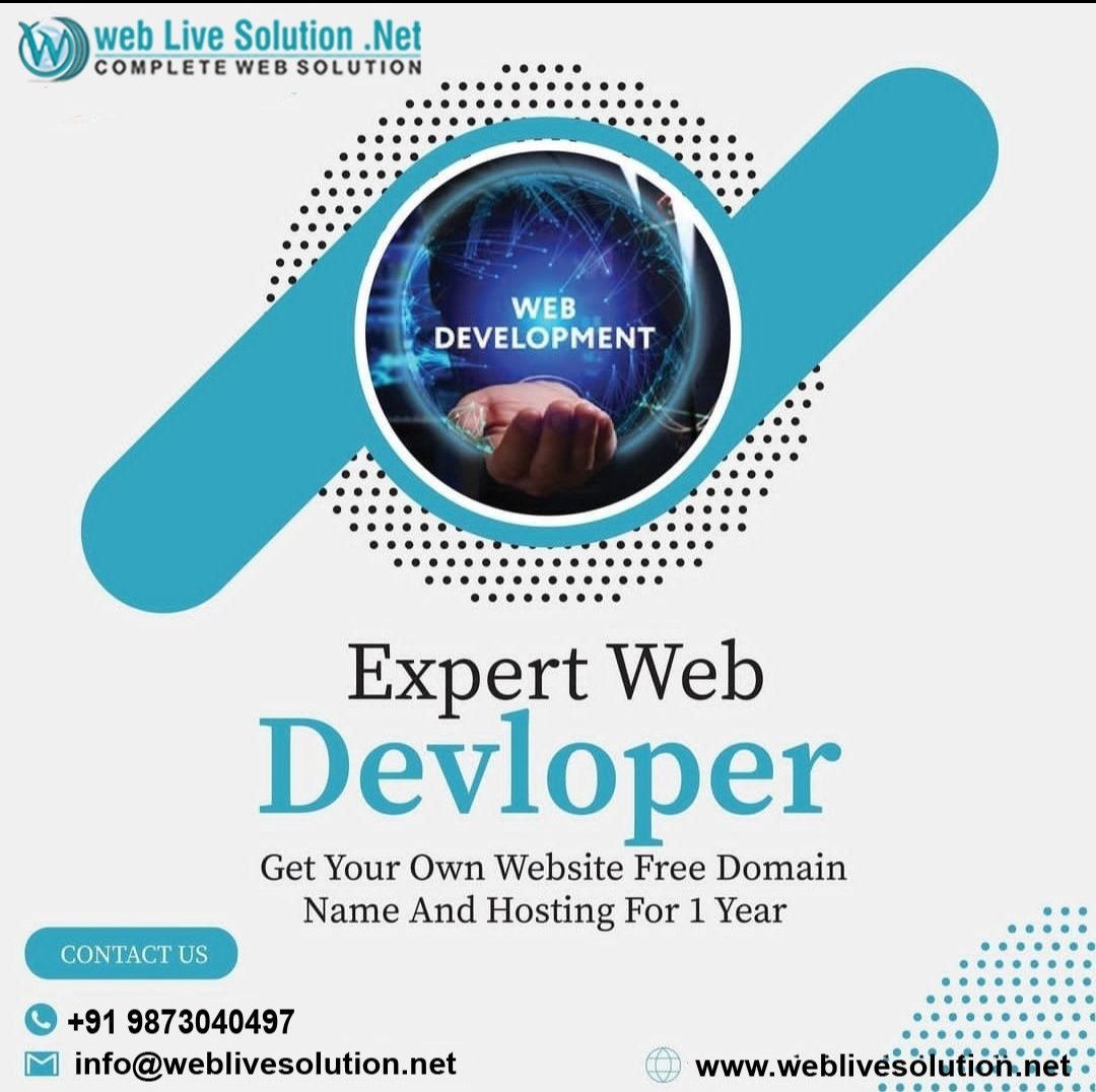 WebLiveSolutio1's tweet image. #websitedesign #Weblivesolution.Net #webdesigningcompany #digitalmarketing
— in Delhi, india