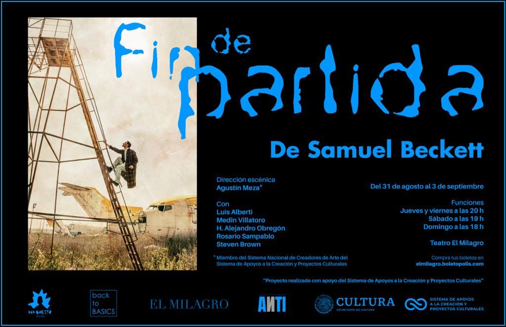 ¿Qué hacer este fin de semana?
Nada mejor que ir a ver FIN DE PARTIDA de Samuel Beckett, puesta en escena de <a href="/elghettoteatro/">Das Ghetto Teatro</a> en <a href="/TeatroElMilagro/">Teatro El Milagro</a>