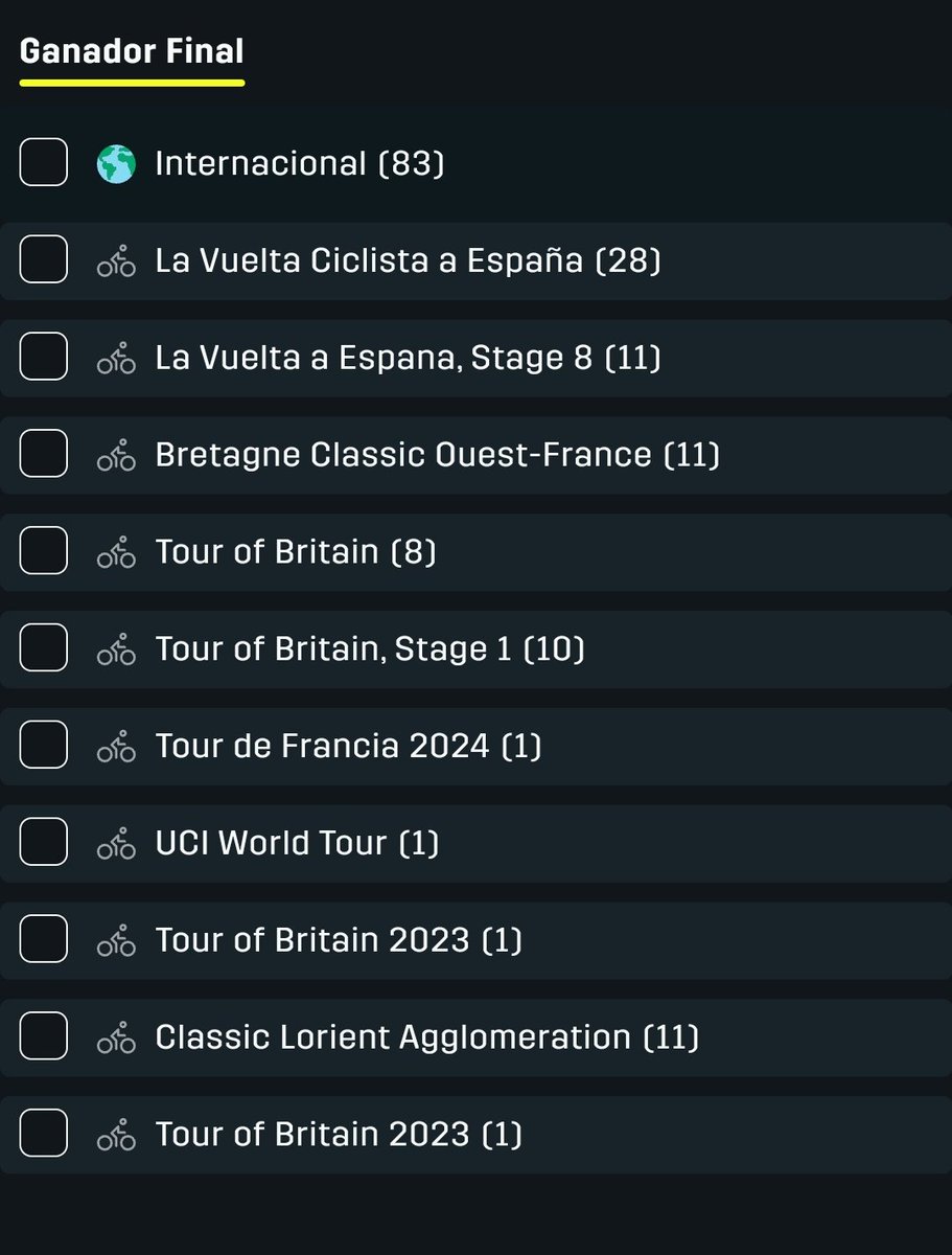PanaderoFrances's tweet photo. @DAZNBetES hola, donde esta los apuestas para la etapa 8 de la vuelta. falta ganador y top 3
es la segunda vez esta semana.... https://t.co/lGPc7hq5us