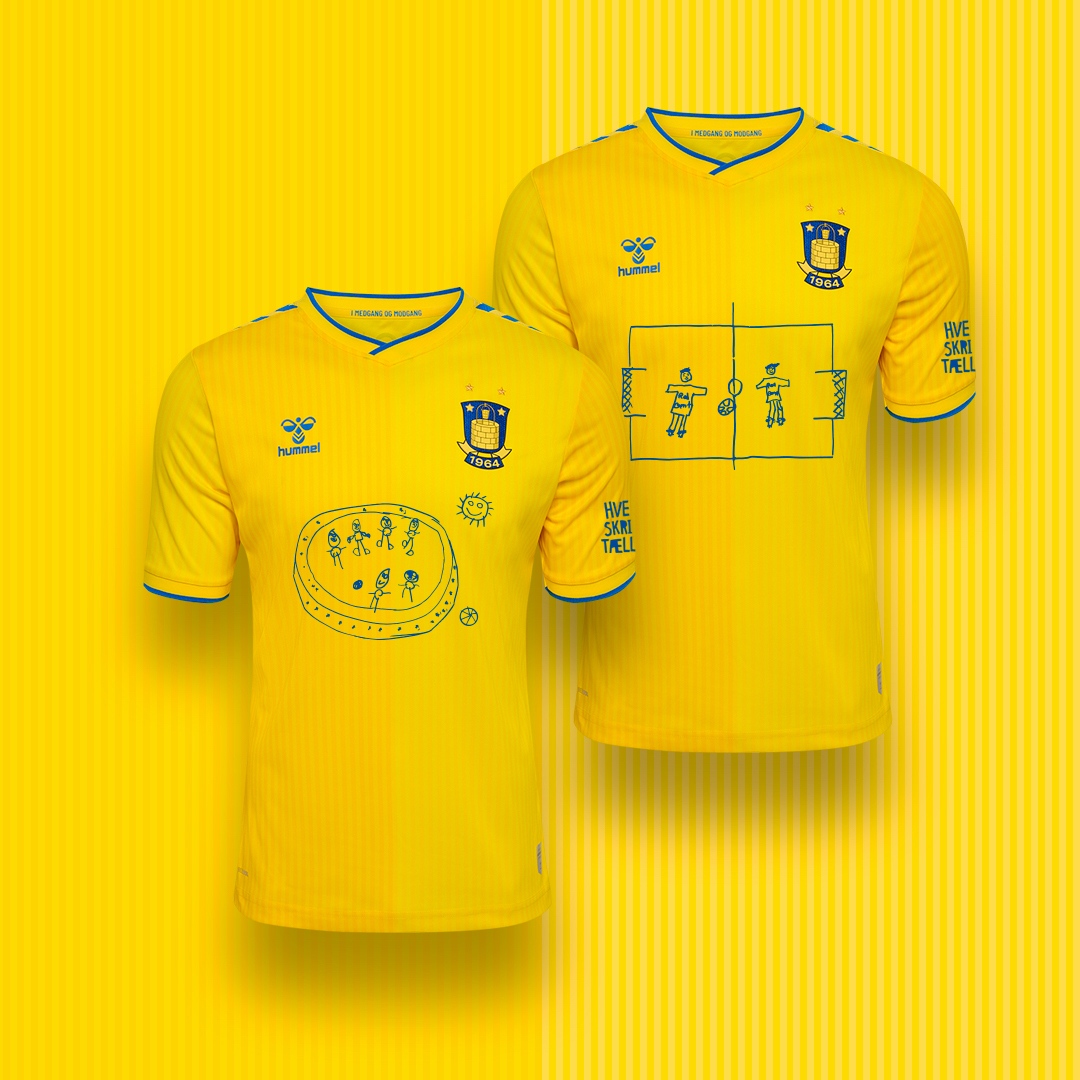 BrondbyIF's tweet photo. Brøndby IF spiller i unikke Red Barnet-trøjer mod Randers FC 👕

Sammen med Fanafdelingen, Oddset, NTG og Boozt ønsker vi at sætte et stort fokus på Red Barnets Landsindsamling, som netop finder sted på søndag 3. september.

Læs mere om initiativet her:

👉https://t.co/EqHncwe3VH https://t.co/gA1VSuPBR7