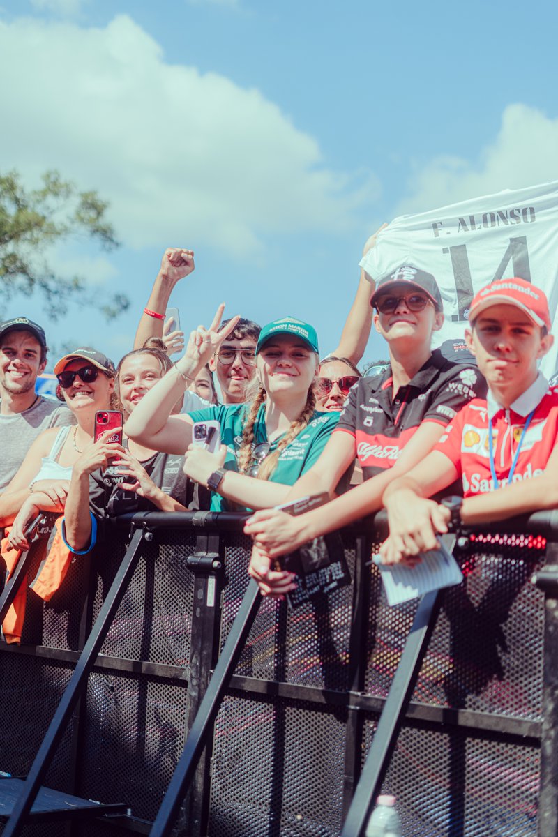 AstonMartinF1's tweet photo. Ready to feel your support driving us on again today. 💚

Let us know where you'll be tuning in from and who you'll be watching with this weekend!

#IAM https://t.co/VvIZZFzrQZ