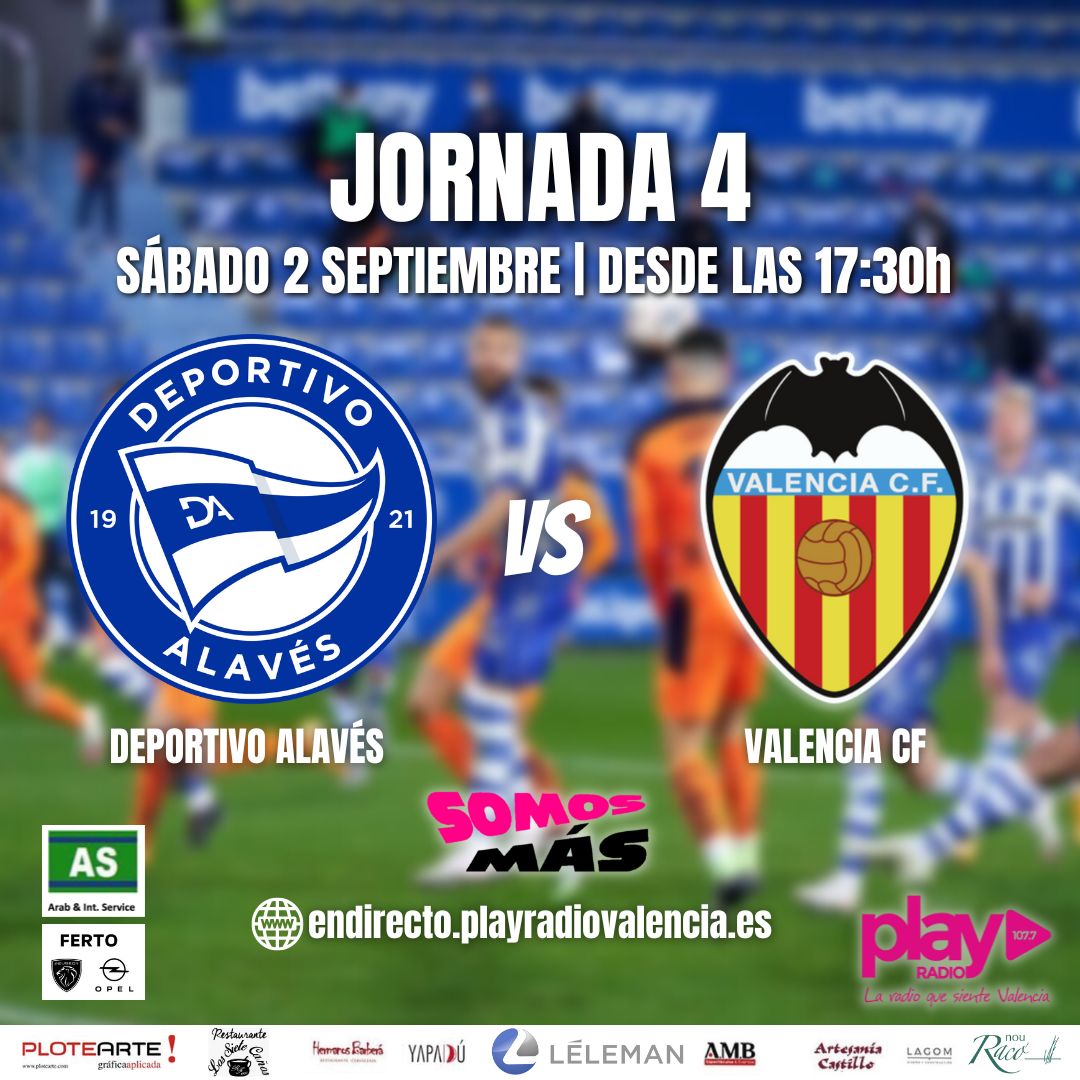 Hoy es... DÍA DE PARTIDO‼️ @Alaves 🆚 @valenciacf  ⌚️ Desde las 17:30h 📍 Mendizorrotza 📻 107.7 FM  ➡️ endirecto.playradiovalencia.es