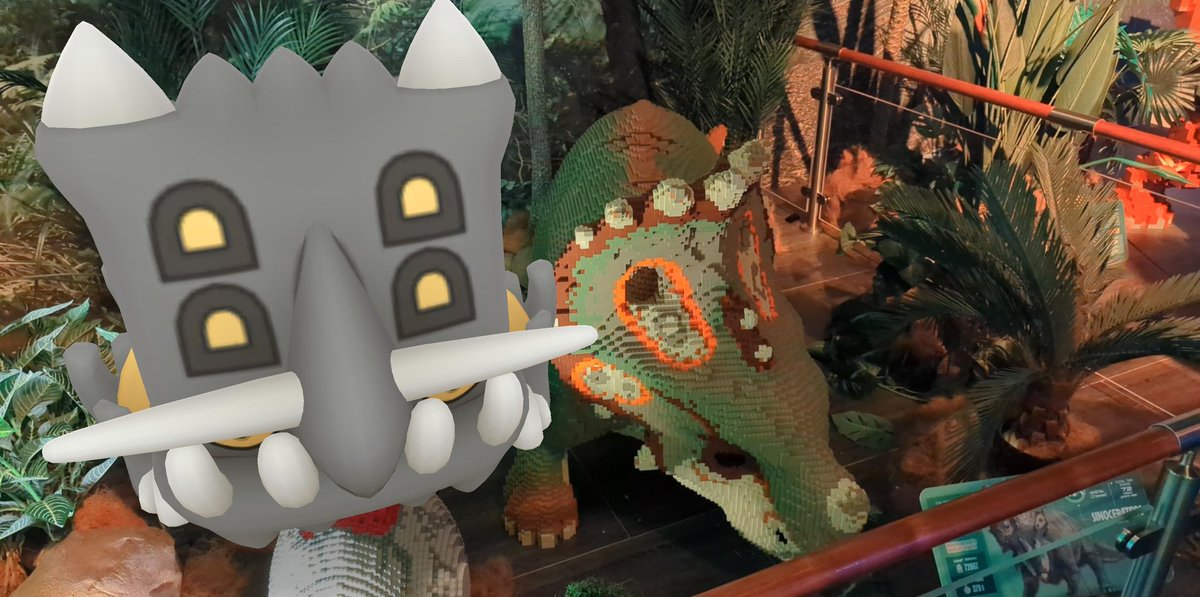 Anna28B's tweet photo. Lego Dinosaurs and Pokémon Dinosaurs!

#PokemonGO #LEGO 🦖 https://t.co/182ViFYdJN