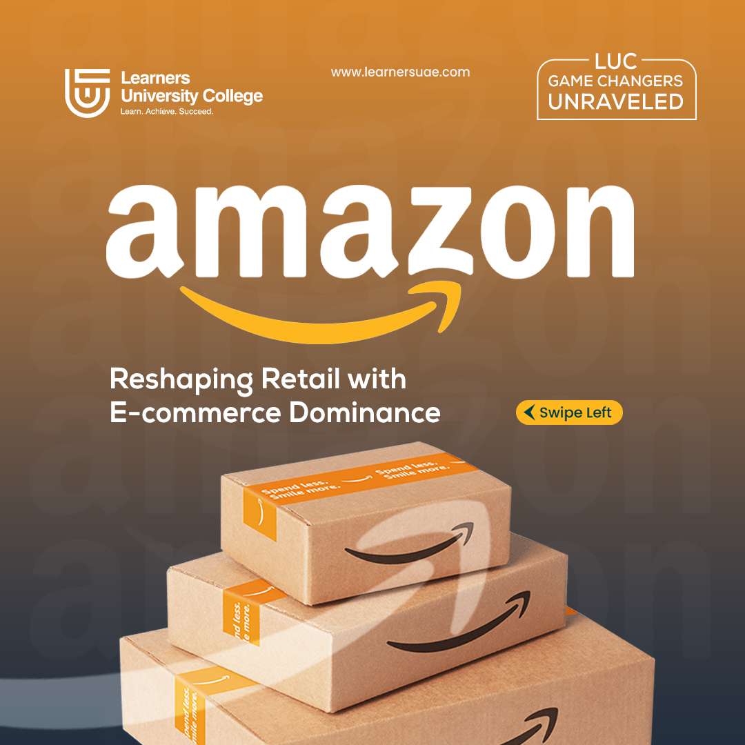 learners_edu_'s tweet image. Explore Amazon's evolution: from its start as an online book retailer to its emergence as an e-commerce and cloud computing leader. Discover the pivotal moments that defined its growth. 

#Amazon #Amazonae #UAE #LUC #AmazonPrime