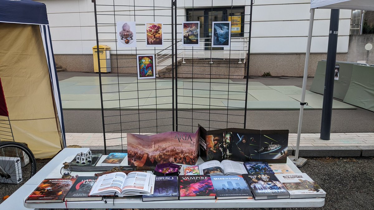 OImaginaire's tweet photo. Aujourd'hui, nous sommes au salon des associations de Luisant

N'hésitez pas à venir nous faire un petit coucou si vous êtes dans le coin !!! https://t.co/NgGg1u9O13