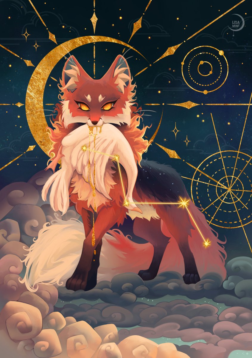 LisaMint💫| Artist 🇺🇦 (@lisaaamint) on Twitter photo Сузір'я Лисички | Vulpecula✨
Ілюстрація намальована для артбуку <a href="/zorevyr_ua/">Зоревир: Крізь Всесвіт</a>⭐️
#украрт #УкрАртПідтримка #constellation Сузір'я Лисички | Vulpecula✨
Ілюстрація намальована для артбуку <a href="/zorevyr_ua/">Зоревир: Крізь Всесвіт</a>⭐️
#украрт #УкрАртПідтримка #constellation