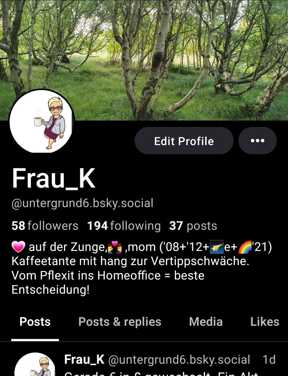 Na, wer ist denn drüben drin? Würd mich freuen mei e bubble wiederzufinden...