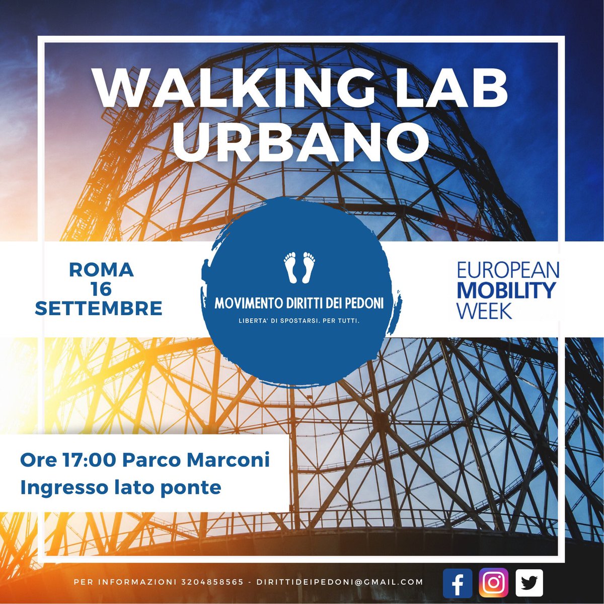 Diritti_Pedoni's tweet image. #europeanmobilityweek
Walking Lab Urbano🚸🏙

Il nostro primo evento.

@pedestrianspace @battaglia_persa @CicloMamaa70 @VIVINSTRADA @Antincivili @romanoesaurito @rome_sea @vaLoreVita @matteoparlato @paperaroxy @Barney1404 @Andreacritico @romafaschifo 

facebook.com/events/s/walki…