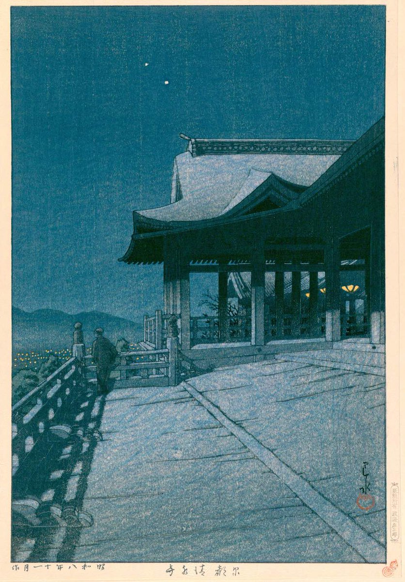 art_matomen's tweet photo. 『清水寺』 川瀬巴水   https://t.co/0SY5QNdOaT