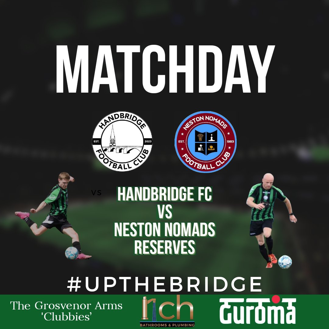 HandbridgeFC (@handbridgefc) on Twitter photo β½οΈ MATCHDAY β½οΈ
πCWFL Championship
ποΈ <a href="/NestonNomadsFC/">Neston Nomads FC</a> Reserves
π <a href="/CheshireThe/">The Cheshire</a>
π 14:00
#upthebridge π’β«οΈ β½οΈ MATCHDAY β½οΈ
πCWFL Championship
ποΈ <a href="/NestonNomadsFC/">Neston Nomads FC</a> Reserves
π <a href="/CheshireThe/">The Cheshire</a>
π 14:00
#upthebridge π’β«οΈ