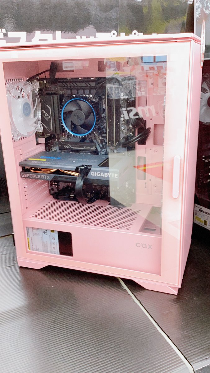 ap_kagoshima's tweet photo. chikappaデスクが決算セール!!
corei7にRTX3060搭載なのでアーマードコアなどの流行りのゲームも軽々こなせます💪💪
残り台数1台ですのでお早めにお買い求めください🏃♂️
#アプライド鹿児島 #chikappa #ゲーミングPC https://t.co/zeCwOI2pdX