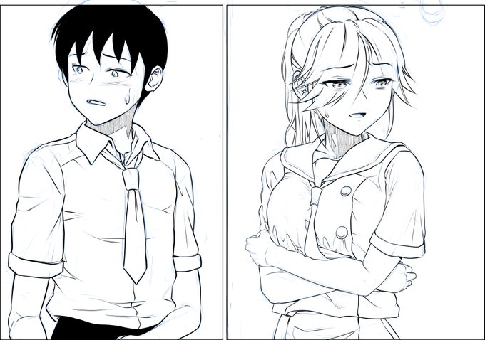 自分の思ったところに思った線をかけないことがつらい……
ペンタブを見直した方がいいのかもしれない…… 