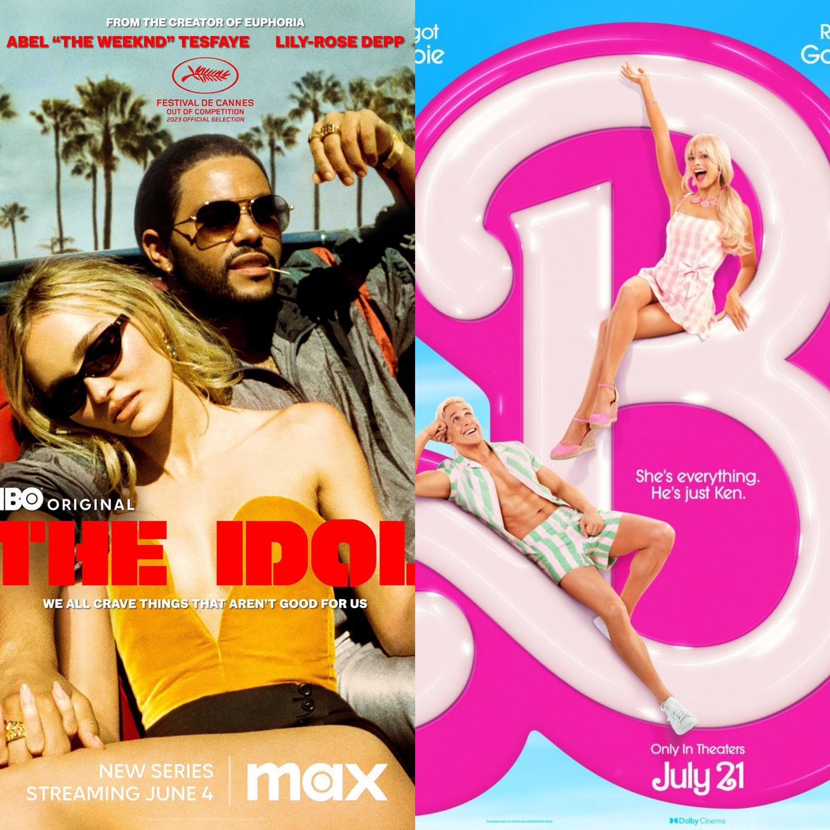 PopBase's tweet image. Olivia Rodrigo gets asked by The Guardian if she’s watched ‘The Idol’ and praises ‘Barbie’:

“Oh no. I don’t have the desire to. I remember walking out of Barbie and being like, ‘Wow, it’s so long since I’ve seen a movie that is female-centred in a way that isn’t sexual or about…